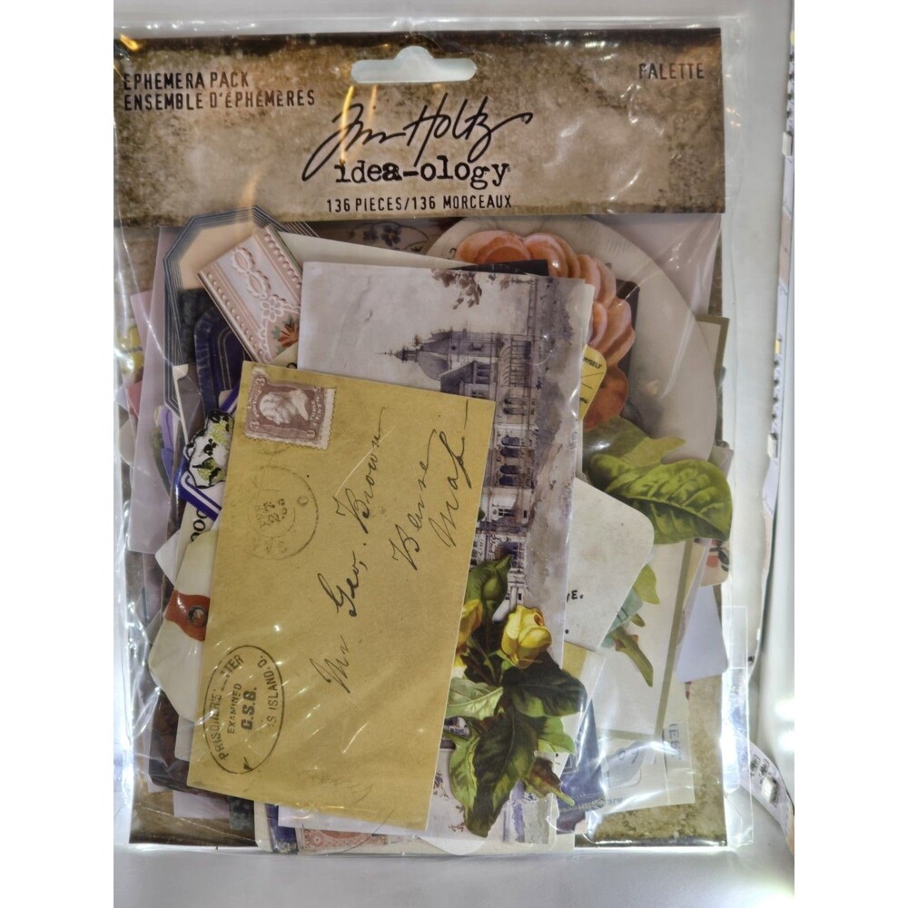 Tim Holtz Idea-ology Palette Ephemera Pack